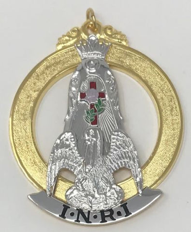 Scottish Rite 18th Degree Most Wise Master Jewel in Gold & Silver Tone