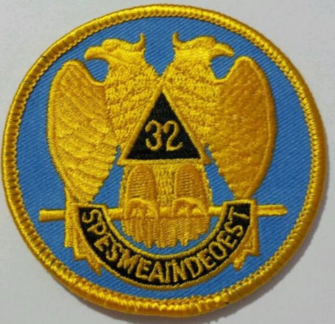 Masonic 32nd degree Iron on Patch