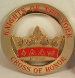 Freemason Knights of the York Cross of Honour (KYCH) Car Emblem & Lapel Pin