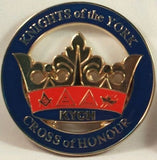 Freemason Knights of the York Cross of Honour (KYCH) Car Emblem & Lapel Pin