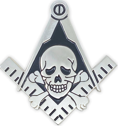 New Freemason Masonic Hiram Abiff Widows Son Cut-Out Car Emblem