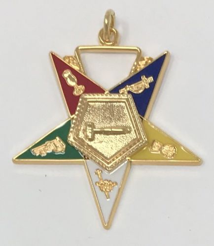 Order of Eastern Star Officer Collar And Jewels