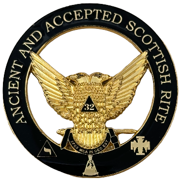 Scottish Rite Ancient & Accepted 32nd Car Emblem – Mason Square Market