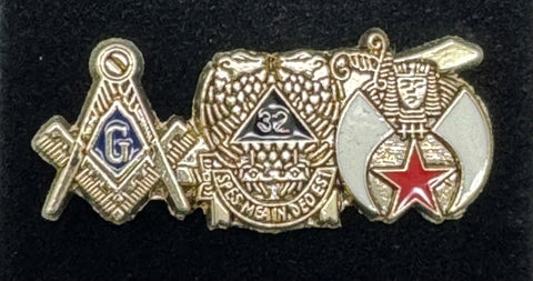 Masonic, Scottish Rite, Shriner Lapel Pin
