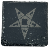 High Gloss Order of Eastern Star Slate Coaster