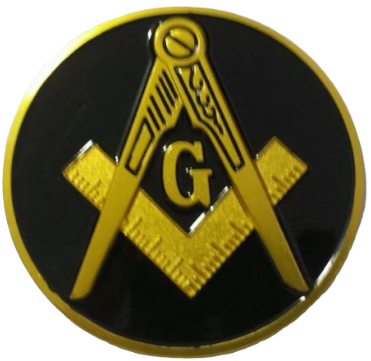 Freemason 2-3/4 Inches Car Emblem