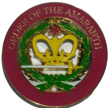 Order of The Amaranth Cut-Out Car Emblem