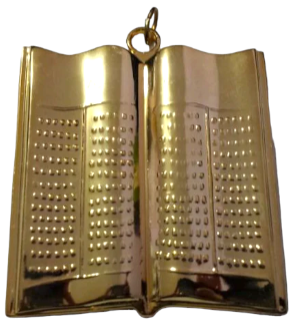 Freemason Lecturer Collar Jewel in Gold Tone