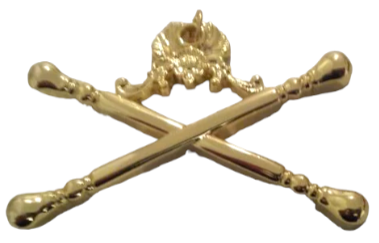 Freemason Marshal Collar Jewel in Gold Tone