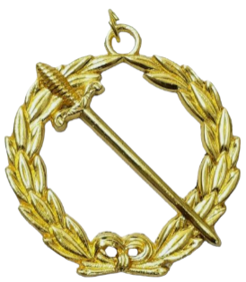 Grand Tyler Collar Jewel in Gold Tone