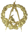 Junior Grand Deacon Collar Jewel in Gold Tone