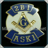 Freemason 2B1 Ask 1Lapel Pin