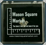 Freemason Masonic Square and Compass Mini Lapel Pin with stones