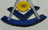 Freemason Past Master Iron on Patch