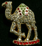 Shriners Camel Lapel Pin with Jewels