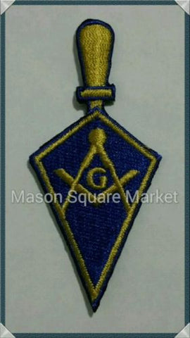 Freemason Masonic Trowel Iron on Patch