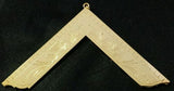 Freemason Worshipful Master Officer Collar Jewel in Gold Tone