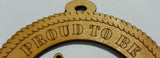 Shriner Cut-Out Wooden Laser Engraved Emblem
