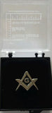 Freemason Masonic Square and Compass Lapel Pin