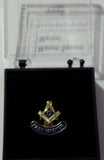 Freemason Past Master Lapel Pin