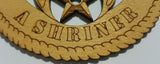 Shriner Cut-Out Wooden Laser Engraved Emblem