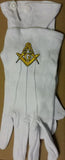 MASONIC FREEMASONS EMBROIDERED DRESS GLOVES