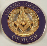 Freemason Grand Lodge Lapel Pin & Cut-Out Car Emblem Package