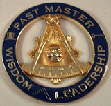 Freemason Past Master Key Chain & Cut-Out Car Emblem Package