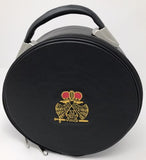 Scottish Rite 33rd Degree Cap Case In Black with Emblem