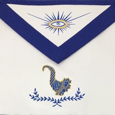 Junior Steward Officer Apron, close-up of the embroidered emblem