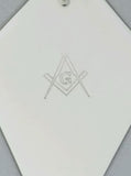 Freemason Masonic 4" Inch Trowel in Silver Tone