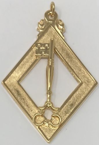 Scottish Rite 16th Degree Treasurer Jewel in Gold Tone