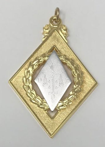 Scottish Rite 16th Degree Sovereign Prince Jewel in Gold & Silver Two Tone