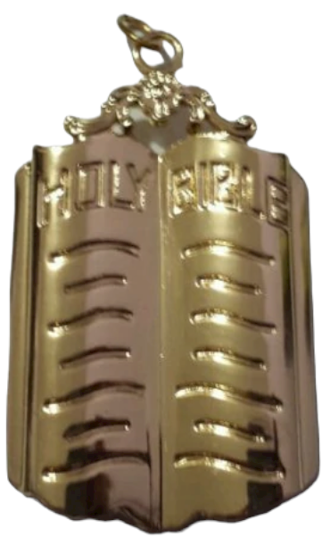 Freemason Chaplain Collar Jewel in Gold Tone