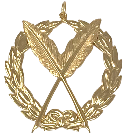 Grand Secretary Collar Jewel in Gold Tone