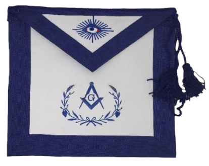 Master Mason Apron with Rope & Tassel