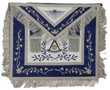 Past Master Bullion Blue and Silver Apron
