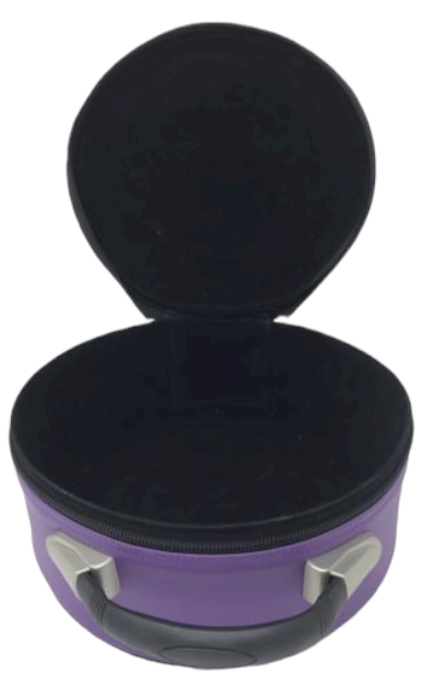 Masonic Royal and Select Masons Cap Case In Purple without Emblem, open