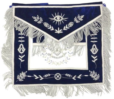 Past Master Blue and silver Apron