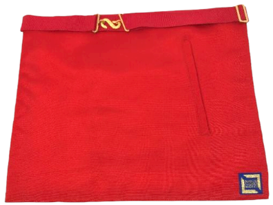 Master Mason Apron, back view