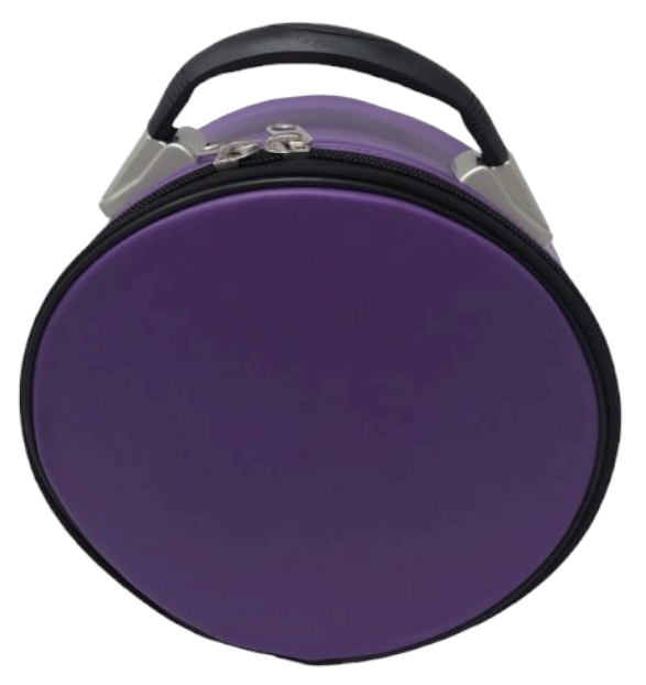 Masonic Royal and Select Masons Cap Case In Purple without Emblem, angled view