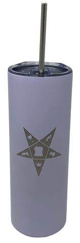 Order of Eastern Star Stainless Steel Slim 20 oz Tumbler