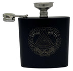 Grand Master 6 oz Flask, with cap open
