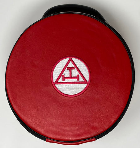 Royal Arch Cap Case In Red with Emblem