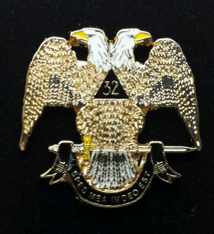 Freemason 32nd Degree Lapel Pin