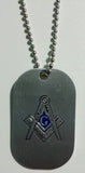 Freemason Dog Tag Necklace