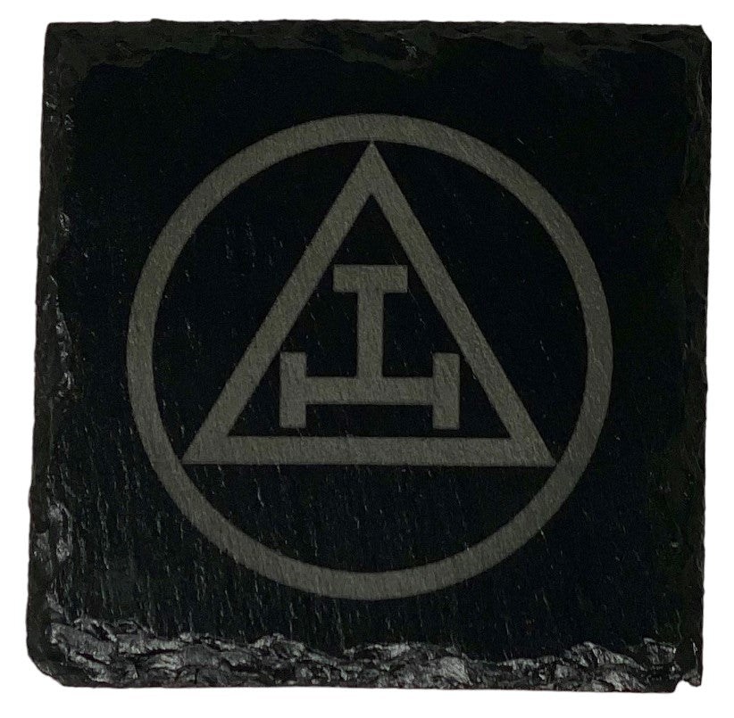 Royal Arch Slate Coaster Set, alternate view