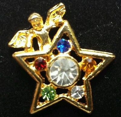Order of Eastern Star Angel Lapel Pin