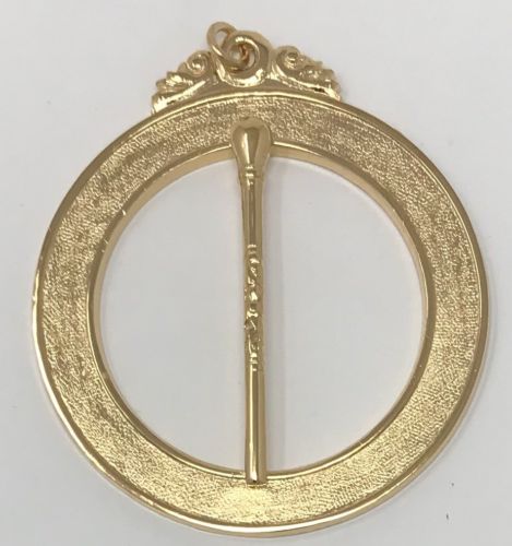Scottish Rite 18th Degree Master of Ceremonies Jewel in Gold Tone