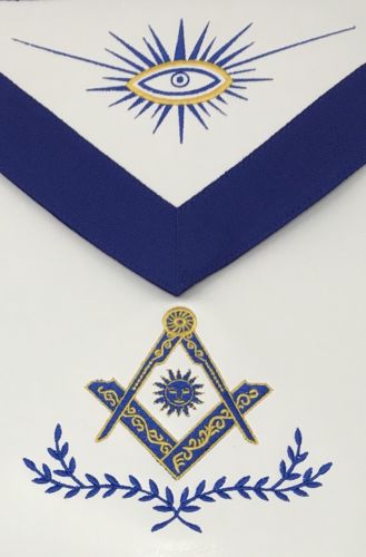Senior Deacon Officer Apron, close-up of the flap